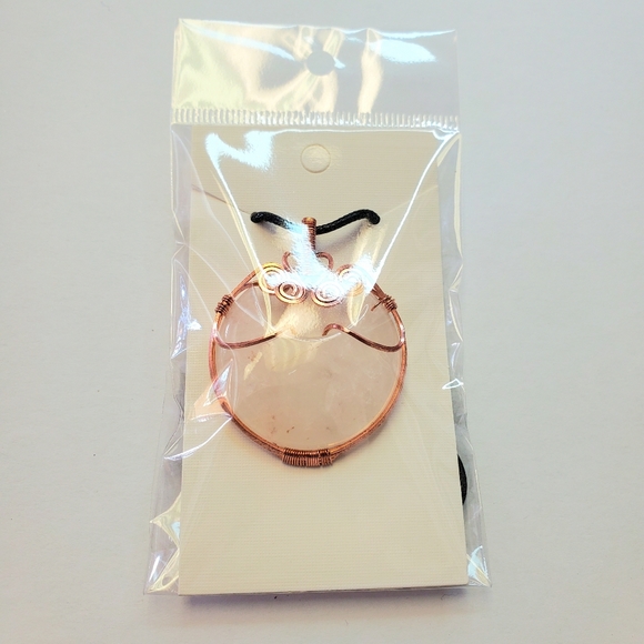 Quartz moon necklace - Picture 4 of 4